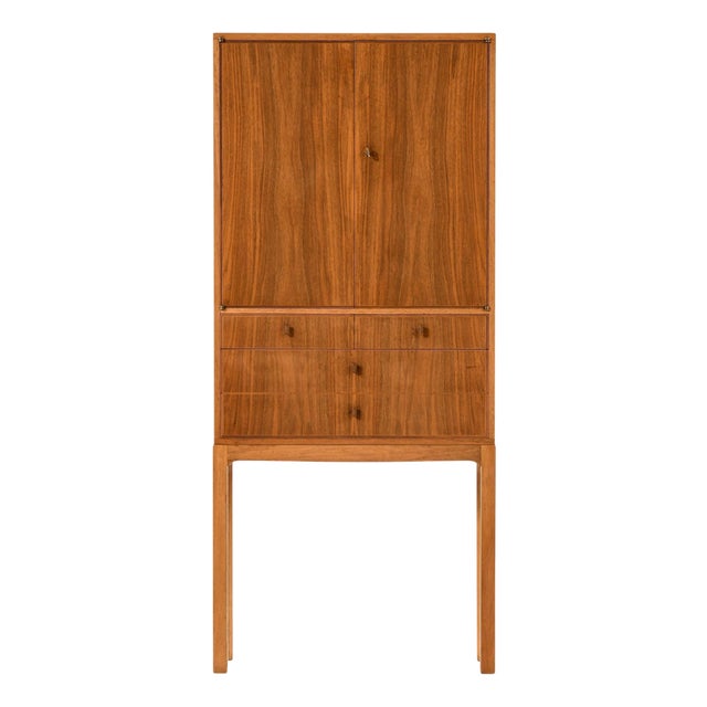 Lillbo Cabinet in Walnut attributed to Carl Malmsten, 1950s For Sale