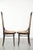 We are offering this set of 2 original vintage Thonet-design webbing dining chairs/bistro chairs with curved wood in the...