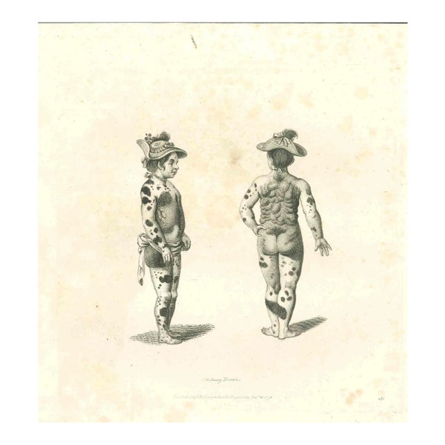 Thomas Holloway, Strange Figures, Original Etching, 1810 For Sale