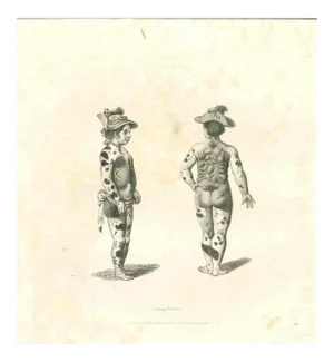 Thomas Holloway, Strange Figures, Original Etching, 1810