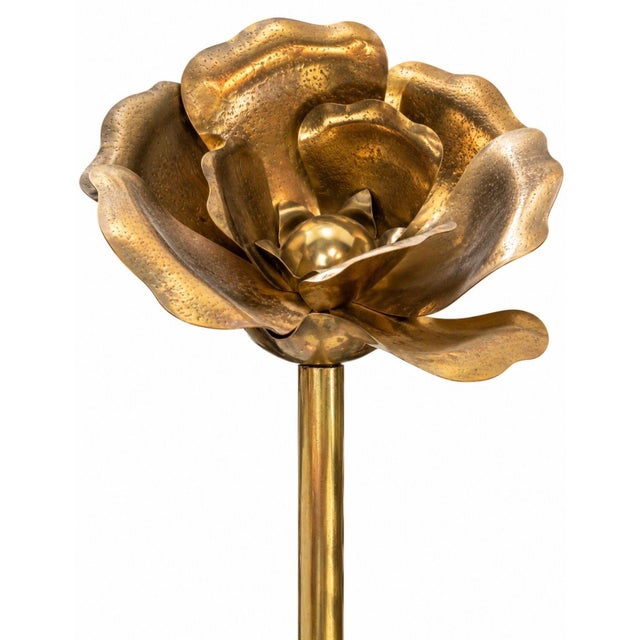 1970s Tommaso Barbi Lotus Floor Lamp, Italy C. 1970s For Sale - Image 5 of 7