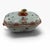 A charming Chinese export-style famille rose covered butter dish in the Qianlong manner, beautifully hand-painted with...