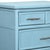 Aruba Four-Drawer Chest - Pool Blue For Sale In West Palm - Image 6 of 10