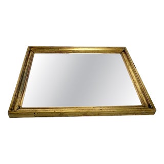 Gilded Mirror with Gold Leaf, 1900s For Sale