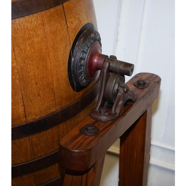 Antique English Victorian Butter Churn from G. Llewellin & Sons, 1885 For Sale - Image 6 of 18