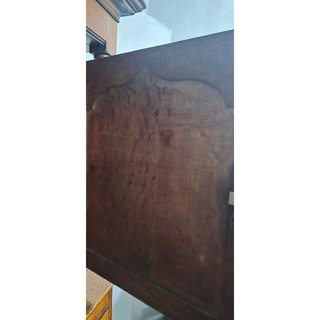 Georgian Oak Court Cupboard, 1790 For Sale - Image 17 of 18