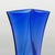 Mid-Century Murano Cobalt Blue Sommerso Helix Twist Glass Vase, 1970s For Sale In Detroit - Image 6 of 9