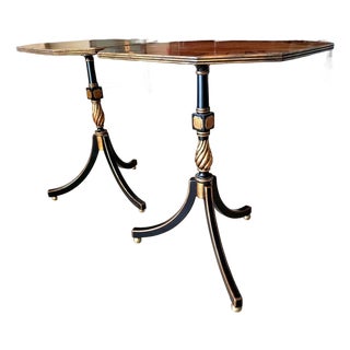 Custom Ordered Pair of Elegant Ej Victor Rosewood Side Tables With Original Ej Victor Hang Tag For Sale