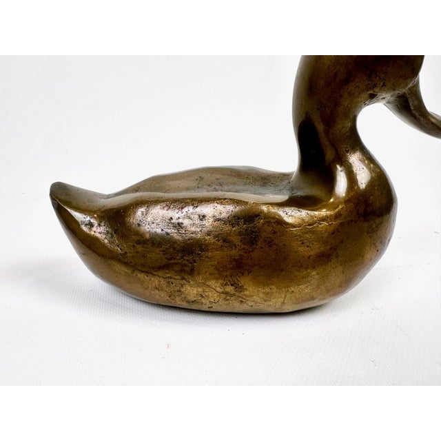 Antique Bronze Duck Figure, 19th Century For Sale - Image 4 of 14