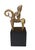 1980s Vintage African Dogon Bronze Horseman Gold Weight Mali 5.25" H on Stand For Sale - Image 5 of 6