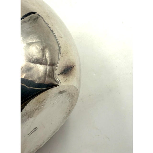1970s Modern Silver-Plated Apple Shaped Decorative Box, Christofle France 1970s For Sale - Image 5 of 7