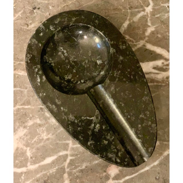 Vintage Mid-Century Modern Italian Marble Cigar, Pipe, Cigarette Ashtray For Sale - Image 12 of 12