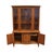 Wood High End Vintage Solid Cherry Italian Provincial 45" China Cabinet 1570-334 in Fruitwood Finish For Sale - Image 7 of 14