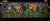 Artist: Studio Angelico Date: 1970s Medium: Glass, wood, mixed media Style/Movement: Mosaic Dimensions: 85.5" W x 28.5" H...
