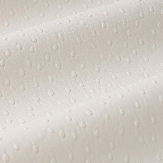 Traditional Schumacher Ostrich Vegan Leather Fabric In Ivory For Sale - Image 3 of 5