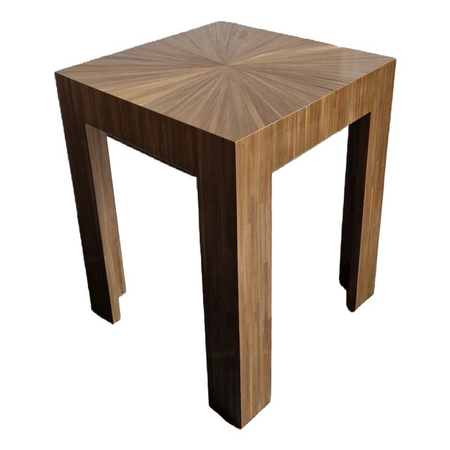 Art Deco Straw Marquetry Coffee Table from Benoît Cazes, 2023 For Sale