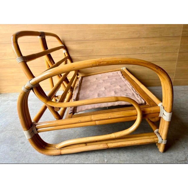 1970s 1970s Rattan Settees a Pair For Sale - Image 5 of 9