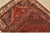 Shiraz Rug 3’10” X 5′ Red Wool Vintage Tribal Hand-Knotted Oriental Carpet For Sale - Image 12 of 13