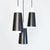 Vintage Black and White Pendants, 1960s, Set of 3 For Sale - Image 4 of 7