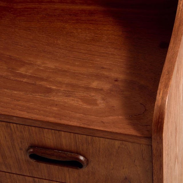 Wood Vintage Teak Nightstand, 1960s For Sale - Image 7 of 12