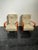 1960s Italian Lounge Chairs in Orange-Stained Beech, 1960s, Set of 2 For Sale - Image 5 of 11