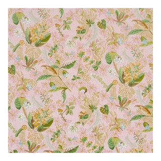 Sample - Schumacher Blackwell Wallpaper in Blush For Sale