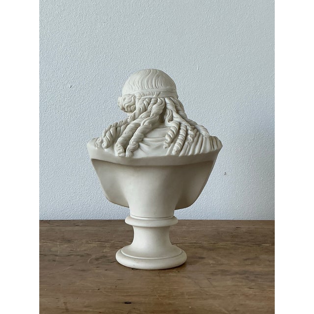 Vintage Boho Ceramic Bust of Goddess of Peace For Sale - Image 11 of 12