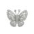 Contemporary Sonia B. Butterfly Ring Diamond & 14k White Gold For Sale - Image 3 of 8