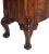 Chippendale Walnut & Burl Walnut Display Cabinet, 1910s For Sale - Image 3 of 6