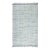 5x9 Ivory Hand-Knotted Wool Linear Gridwork Geometric Modern Carpet Rug For Sale