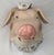 Large ceramic wall hanging pig's head figurine