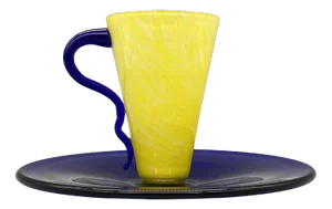Murano Glass Cup by Ivan Baj for Arcade, Italy