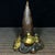 Mid 20th Century Vintage Chinese Gilt Bronze Bamboo Shoot & Coin Sculpture - "Rising Fortune" Motif For Sale - Image 5 of 9