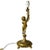 Contemporary Vintage Hollywood Regency Cherub Table Lamp with Pink Geometric Shade, 1960s For Sale - Image 3 of 11