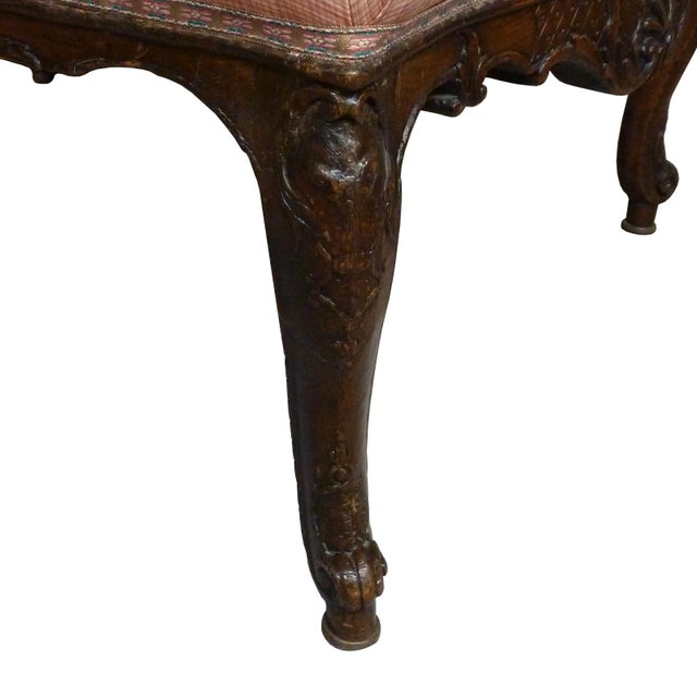 Early 18th Century 18th Century French Regence Period Walnut Bergere For Sale - Image 5 of 5