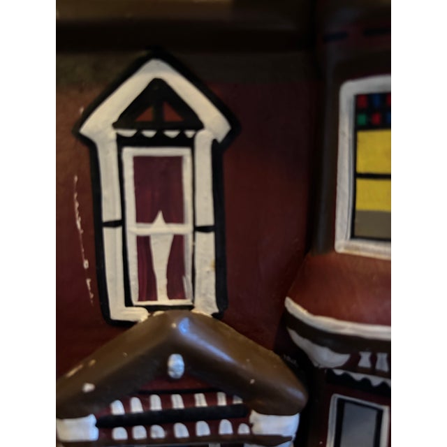 Ceramic Vintage 1980s Painted Lady Victorian House Ceramic Cookie Jar For Sale - Image 7 of 12
