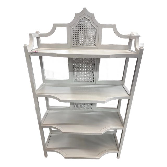 Jonathan Charles Chippendale Etagere Bookcase For Sale