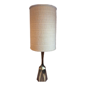 Barr & Weiss Mid Century Modern Brutalist Brass Laurel Lamp Company