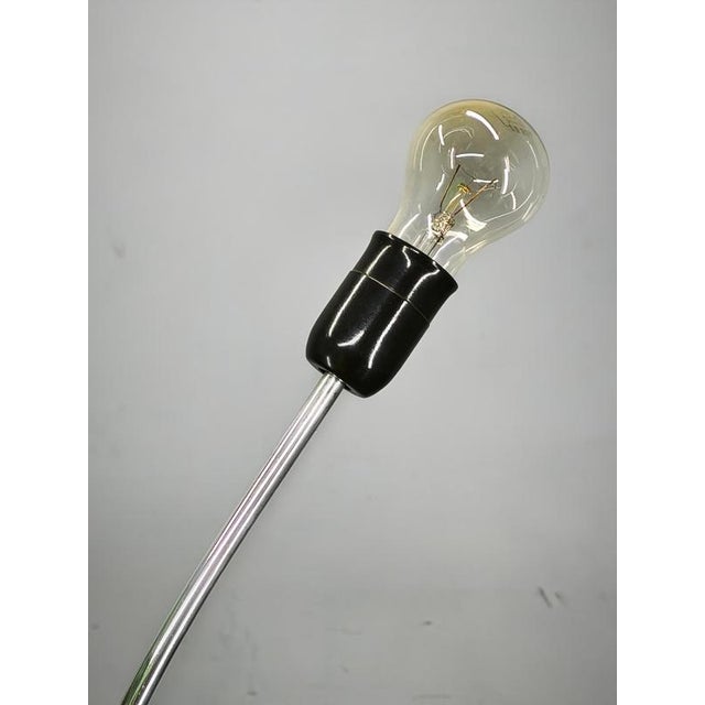 Metal German Adjustable Three-Light Floor Lamp, 1960s For Sale - Image 7 of 16