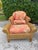Late 20th Century Vintage Henry Link Wicker Lounge Chair & Ottoman For Sale - Image 5 of 15