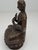 18thC Tibetan Bronze Lama Statue - Heavy 10oz Portrait Monk Dharmachakra Mudra For Sale - Image 12 of 18