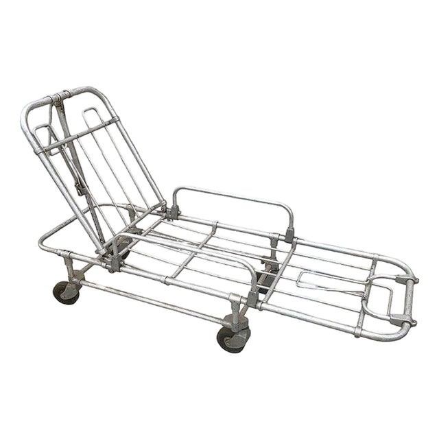 1940 #21 Posture Cot Ambulance Stretcher by Ferno-Washington Inc.or Chaise Lounge For Sale