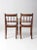 Farmhouse Antique Wooden Parlor Chairs - a Pair For Sale - Image 3 of 10