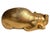 Vintage Gold Sleeping Cat Sculpture, Metallic Gilt Finish, Made in China For Sale - Image 4 of 6