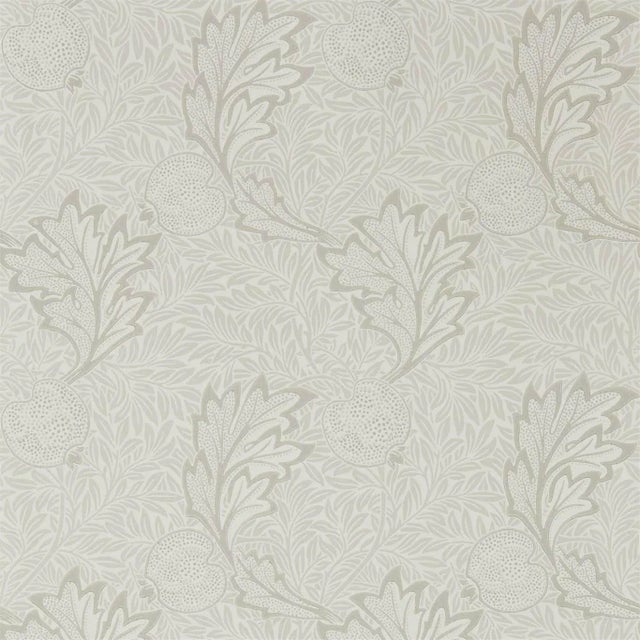 Morris & Co Apple Wallpaper in Chalk Ivory For Sale