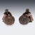 Antique Japanese Meiji Bronze Karako Vessels, 19th Century, Set of 2 For Sale - Image 3 of 18