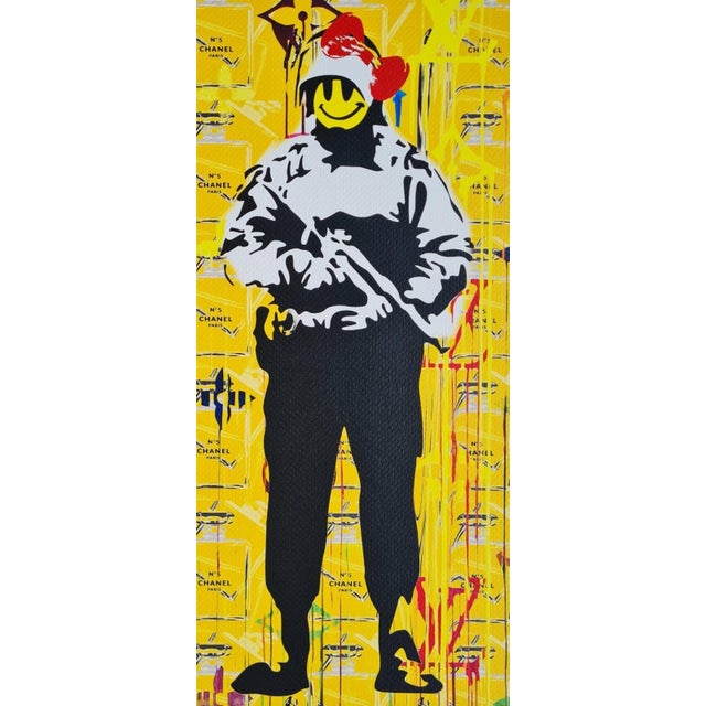 Death Nyc - Smiling Cop - Limited Edition With Certificate Paper: Fine art 300 gsm paper. Numbered from the edition of...