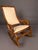 Victorian American Victorian Lincoln Rocking Chair in Walnut-Stained Birch With Goose-Neck Arms, Circa 1890 For Sale - Image 3 of 18