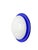 Italian Blue and White Round Vetri Murano Wall Light, 1980s For Sale - Image 15 of 15