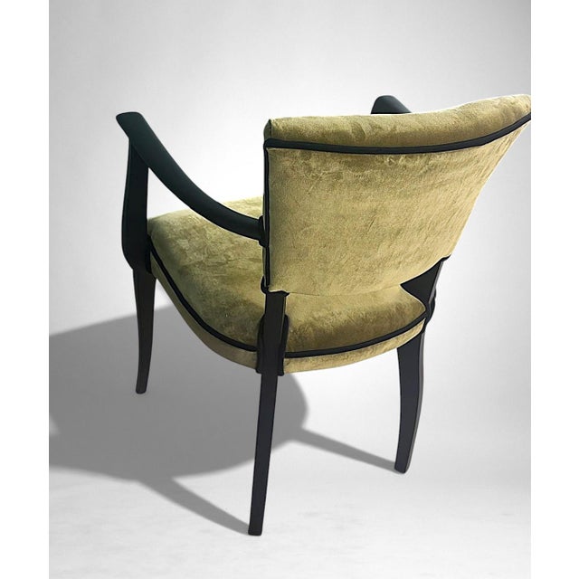 Mid 20th Century Art Decò Pair of French “Bridge” Chairs For Sale - Image 11 of 18